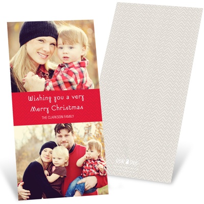 Chevron Cheer -- Holiday Photo Cards