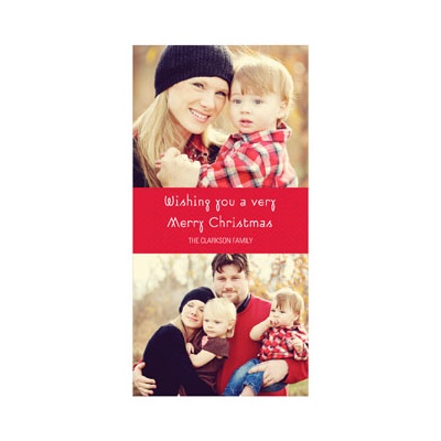 Chevron Cheer -- Photo Christmas Cards