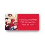 Chevron Cheer -- Photo Address Labels