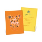 Nature Inspired Onesie -- Baby Shower Invitations
