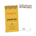 Sweet Poster in Orange -- Modern Personalized Baby Shower Invitations