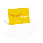 Sweetly Strung Thank Yous in Yellow -- Baby Shower Thank You Cards