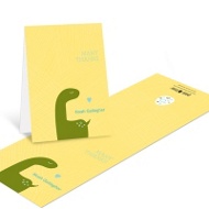 Baby Dinosaur Dreaming in Yellow 