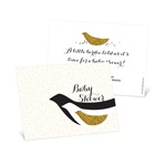 Elegant Birds Flocking Together -- Unique Baby Shower Invitations