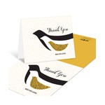 Elegant Birds Flocking Together -- Baby Shower Thank You Cards