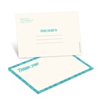 Balloons Bursting with Surprise in Blue -- Baby Shower Thank You Cards