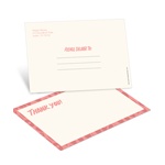 Balloons Bursting with Surprise in Pink -- Baby Shower Thank You Cards