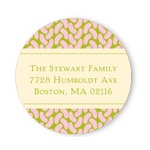 Sweet Feet in Pink -- Baby Address Labels