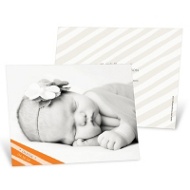 Simply Elegant Stripes in Orange 
