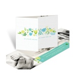 Whimsical Wonder in Blue -- Boy Birth Announcements