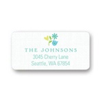 Whimsical Wonder in Blue -- Baby Address Labels