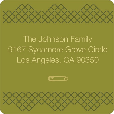 THE GOLDEN TICKET -- BOY PHOTO BIRTH ANNOUNCEMENT, 2in. x 4in. Folded Holiday Card