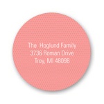 Subtle Dots in Pink -- Baby Address Labels