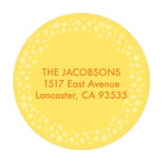 Sunny and Sweet -- Baby Address Labels