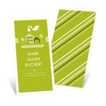 Special Delivery in the Town in Green -- Baby Boy Birth Announcements