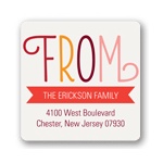 Charming Ribbon -- Return Address Labels