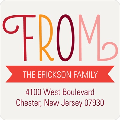 Charming Ribbon -- Return Address Labels