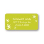 Sparkling Flurries -- Holiday Address Labels