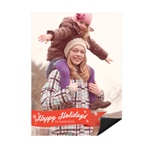 Flurries of Happiness -- Christmas Photo Magnets