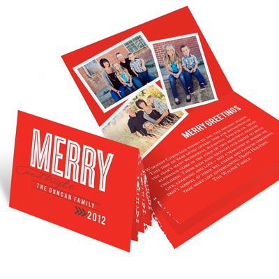 THE GOLDEN TICKET -- BOY PHOTO BIRTH ANNOUNCEMENT, 2in. x 4in. Folded Holiday Card