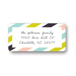 Trendy Stripes -- Address Labels