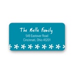 Snowflake Border -- Holiday Address Labels