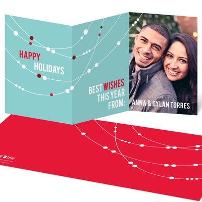 Swooping Lights -- Christmas Cards