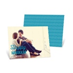 Linear Love Horizontal Photo -- Hanukkah Cards