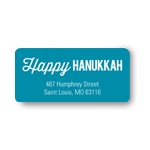 Simply Happy -- Hanukkah Address Labels