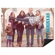 Block Greeting Horizontal Photo Magnet 