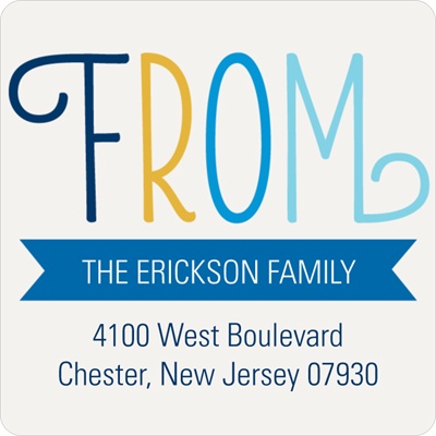 Whimsical Banner -- Hanukkah Address Labels