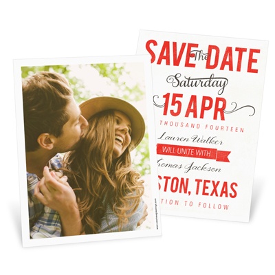 Creative Calligraphy -- Save the Date Cards