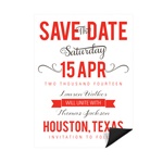Creative Calligraphy -- Save the Date Magnets