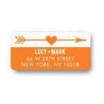 Cupid's Arrow -- Save the Date Address Labels