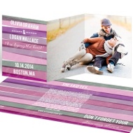Engaging Stripes in Purple 