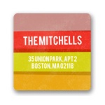Overlapped Gift Wrapping -- Christmas Address Labels