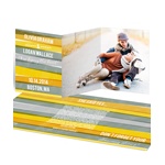 Engaging Stripes in Yellow -- Save the Date Cards