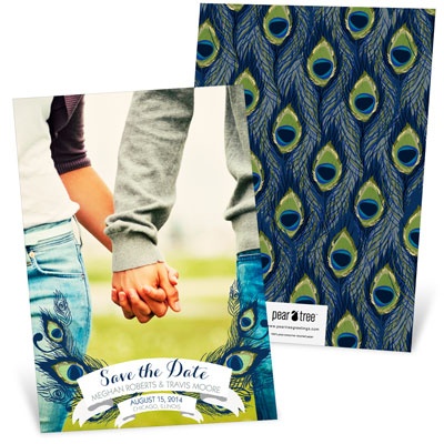 Birds of a Feather -- Save the Date Cards