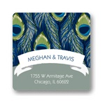 Birds of a Feather -- Save the Date Address Labels