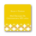 Diamond Design -- Save the Date Address Labels