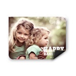 Chalked Message Horizontal Photo Magnet -- Hanukkah Cards