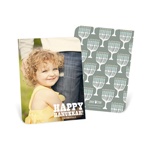 Menorah Sketch Vertical Photo -- Hanukkah Cards