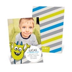 Monster Party in Green -- Kids Birthday Invitations