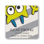 Monster Party in Green -- Address Labels