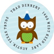 Blue Party Owl 