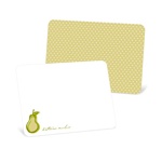 Perfect Pear in Green -- Note Cards