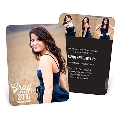 Favorite Photo Vertical -- Graduation Announcements & Invitations