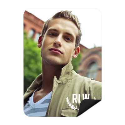 Monogram Photo Magnet -- Profile Cards