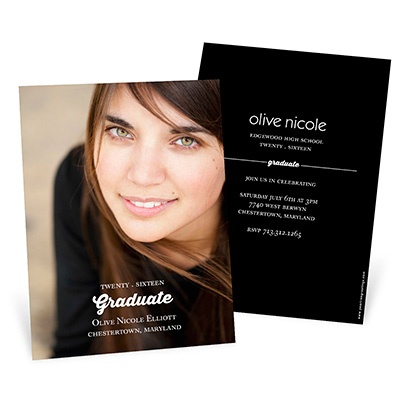 Perfect Photo -- Graduation Announcements & Invitations
