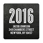 Chalk Talk -- Graduation Address Labels
